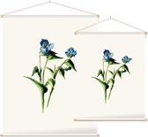 Dagbloem (Commelina White) - Foto op Textielposter - 60 x 80 cm