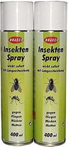 2 flessen Braeco insectenspray tegen vliegen, muggen en motten, muggenspray, insectenwerend middel