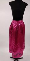 Tiroler schort lang 85cm pink rose