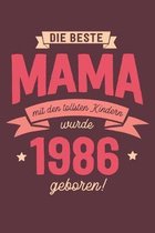 Die Beste Mama wurde 1986 geboren: Wochenkalender 2020 mit Jahres- und Monats�bersicht und Tracking von Gewohnheiten - Terminplaner - ca. Din A5