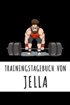 Trainingstagebuch von Jella: Personalisierter Tagesplaner f�r dein Fitness- und Krafttraining im Fitnessstudio oder Zuhause