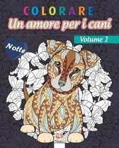 colorare - Un amore per i cani - Volume 1 - Notte