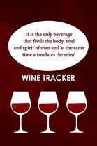 Wine Tracker: It Is The Only Beverage That Feeds The Body, Soul and Spirit Of Man