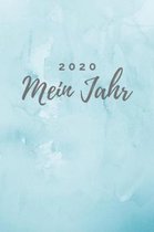 2020 Mein Jahr: A5 Tagesplaner, Wochenplaner, Terminplaner 2020 - Mein Jahr - Januar bis Dezember 2020, modernes Design, 1 Tag auf ein