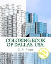 Coloring Book of Dallas, USA. New Edition.