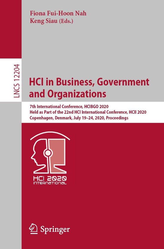 Springer Nature Proceedings Computer Science - HCI in Busine ... - cover