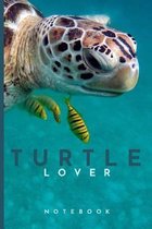 Turtle Lovers Notebook: Cute fun turtle themed notebook: ideal gift for turtle lovers of all kinds