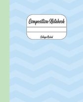 Composition Notebook: 7.5 x 9.25, College Ruled, 110 Pages, Pretty Cover Notebook for Girls Teens Women