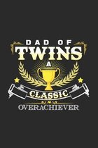 Dad of twins: 6x9 Twins - grid - squared paper - notebook - notes
