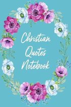Christian Quotes Notebook