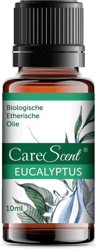 CareScent Biologische Eucalyptus Olie | Essentiële Olie voor Aromatherapie | Etherische Olie | Aroma Diffuser Olie Bio - 10ml