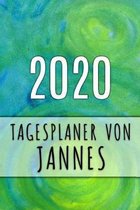 2020 Tagesplaner von Jannes: Personalisierter Kalender für 2020 mit deinem Vornamen