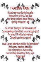 Trading Paint Checkered Flag To Do Planner: 6x9 Planning Notebook With 120 Checklist Pages For Auto Racing Fan Gifts, Race Car Journal For Men To Writ