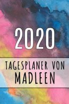 2020 Tagesplaner von Madleen: Personalisierter Kalender für 2020 mit deinem Vornamen