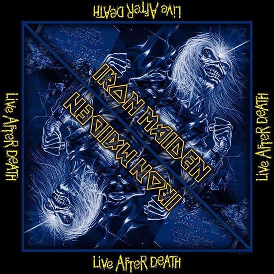 Iron Maiden - Live After Death Bandana - Zwart