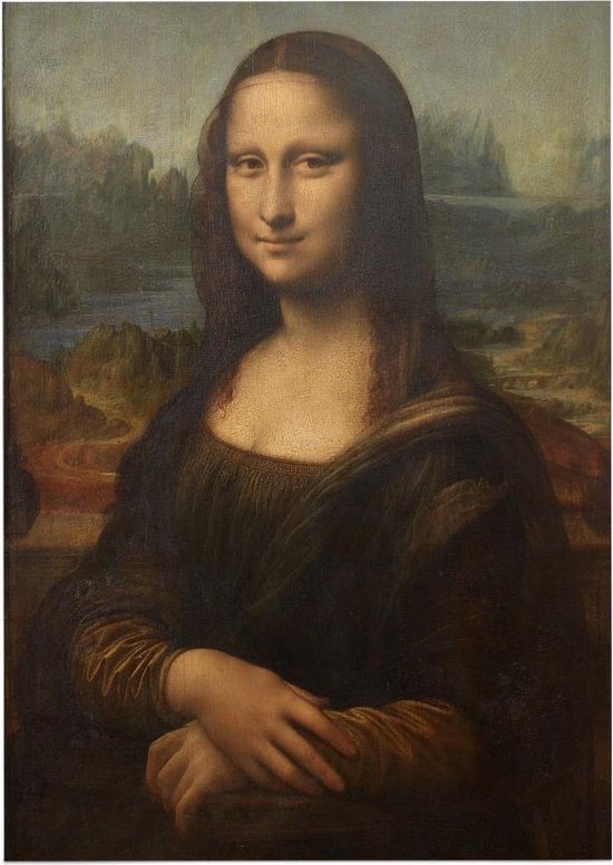 Mona Lisa, Leonardo da Vinci - Foto op Forex - 50 x 70 cm (B2) | bol.com