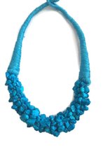 Petra's Sieradenwereld - Natuursteen ketting turquoise