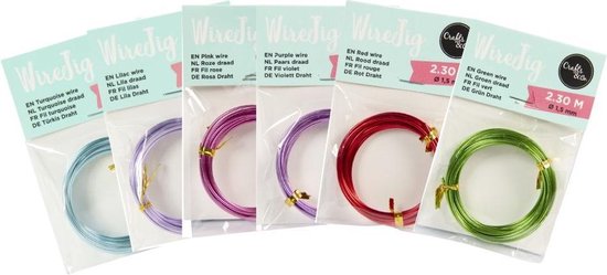 Crafts&Co Wire Jig Draad Voordeelpakket - 6-pack