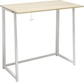 Happy Home HWT09-WEI - Schrijftafel - Bureau inklapbaar - wit/grijs