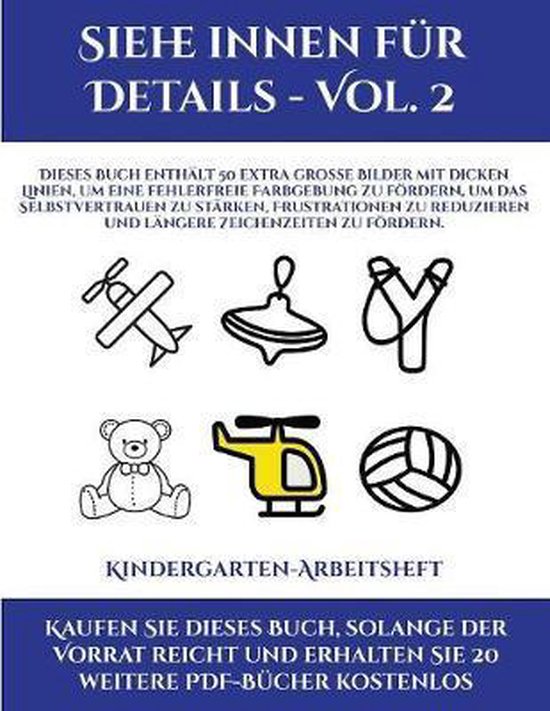 Kindergarten-Arbeitsheft (Siehe Innen Fur Details - Vol. 2) - cover