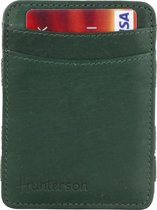 HUNTERSON RFID Magic Wallet Portefeuille avec poche à monnaie en cuir vert