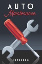 Auto Maintenance Notebook