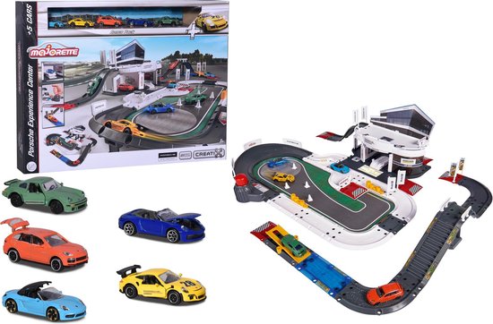 Garage De Jeu Avec 5 Véhicules Jouets Super Chase Center Majorette