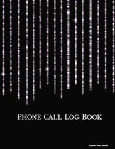 Phone Call Log Book: Messages and memos from telephone calls, voice mail or drop by visitors and customers / 400 messages, 8.5'' x 11'', 4 re