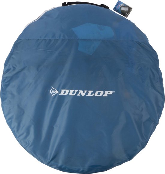 Dunlop Pop Up Tent - Blauw/ Grijs/ Wit - 2 Persoons | bol.com