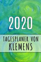 2020 Tagesplaner von Klemens: Personalisierter Kalender für 2020 mit deinem Vornamen
