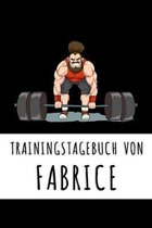 Trainingstagebuch von Fabrice: Personalisierter Tagesplaner f�r dein Fitness- und Krafttraining im Fitnessstudio oder Zuhause