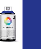 MTN Donker primairblauwe waterbasis spuitverf - 300ml lage druk en matte afwerking