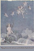 2019-2020 Weekly Planner: Mermaid and Fairies Academic Weekly Calendar With Goal Setting Section and Habit Tracking Pages July 2019-December 202