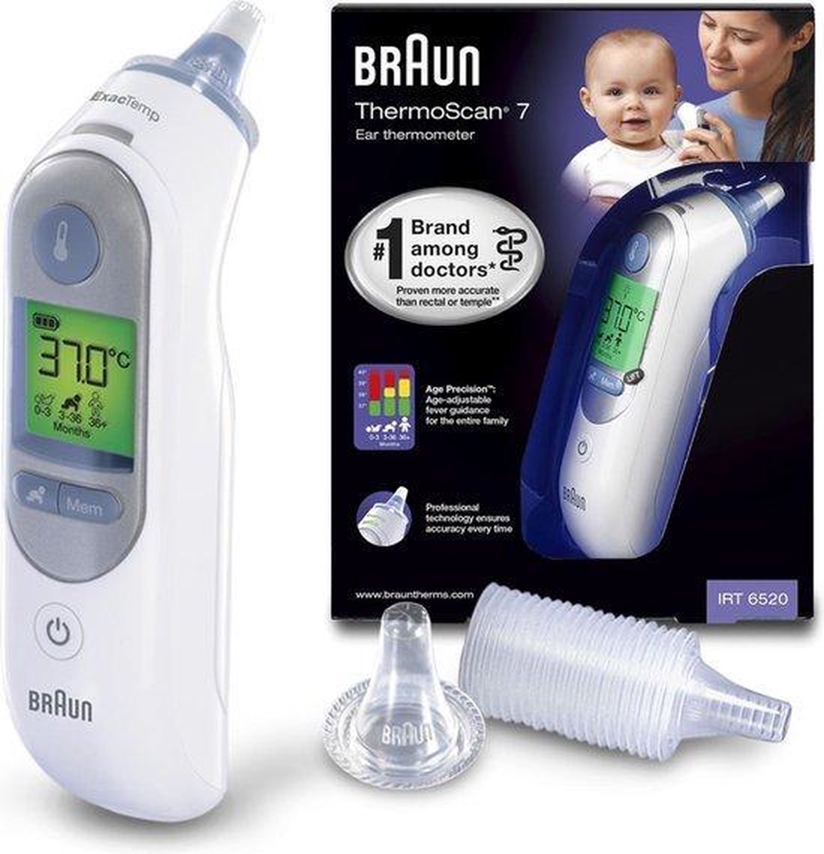 Braun IRT 6520 - Digitale Oorthermometer | bol.com