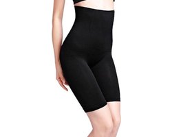 Shapewear voor billen, buik en dijen - corrigerend ondergoed high waist - zwart - maat XXXXL