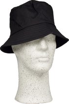 Vissershoedje – One Size – Zwart - Outdoor hoed - Zonnehoedje - Camouflage pet - Bush hat - Camping Cap