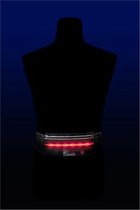Glowforce Runningbelt - Telefoondrager - Heuptas - Ledverlichting - rood - Sporttasje - Wandeltas - Hardlooptas - Runningbelt