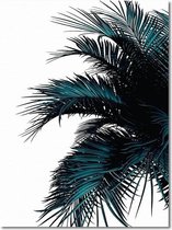Canvas Experts doek met Zwart witte Palmbomen leuk om te combineren! maat 55x75CM *ALLEEN DOEK MET WITTE RANDEN* Wanddecoratie | Poster | Wall art | canvas doek |