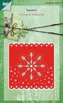 Joy! crafts - Die - Sweet Christmas - Kopkaartje sneeuwvlok - 6002/0393