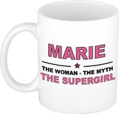 Marie The woman, The myth the supergirl cadeau koffie mok / thee beker 300 ml