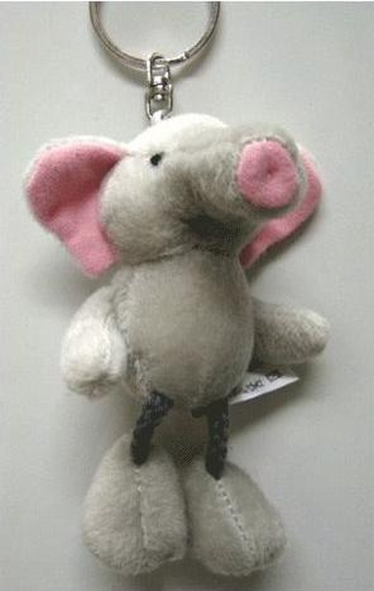 30 Stuks Roze Olifant Sleutelhangers Gastgeschenken - Met Zakjes En Bedankkaartjes