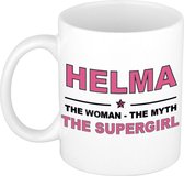 Helma The woman, The myth the supergirl cadeau koffie mok / thee beker 300 ml