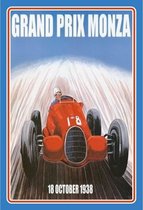 Wandbord - Grand Prix Monza 1938