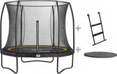 Salta Trampoline 305 cm (10ft) met veiligheidsnet - Comfort Edition - zwart + afdekhoes en ladder
