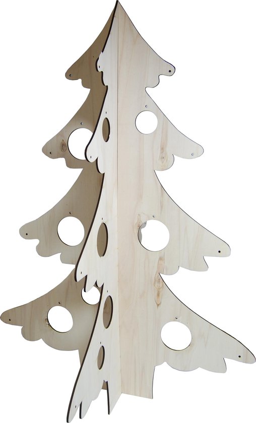 Joy!Crafts / Kerstboom Hout 3D / 52cm hoog boom bol.com