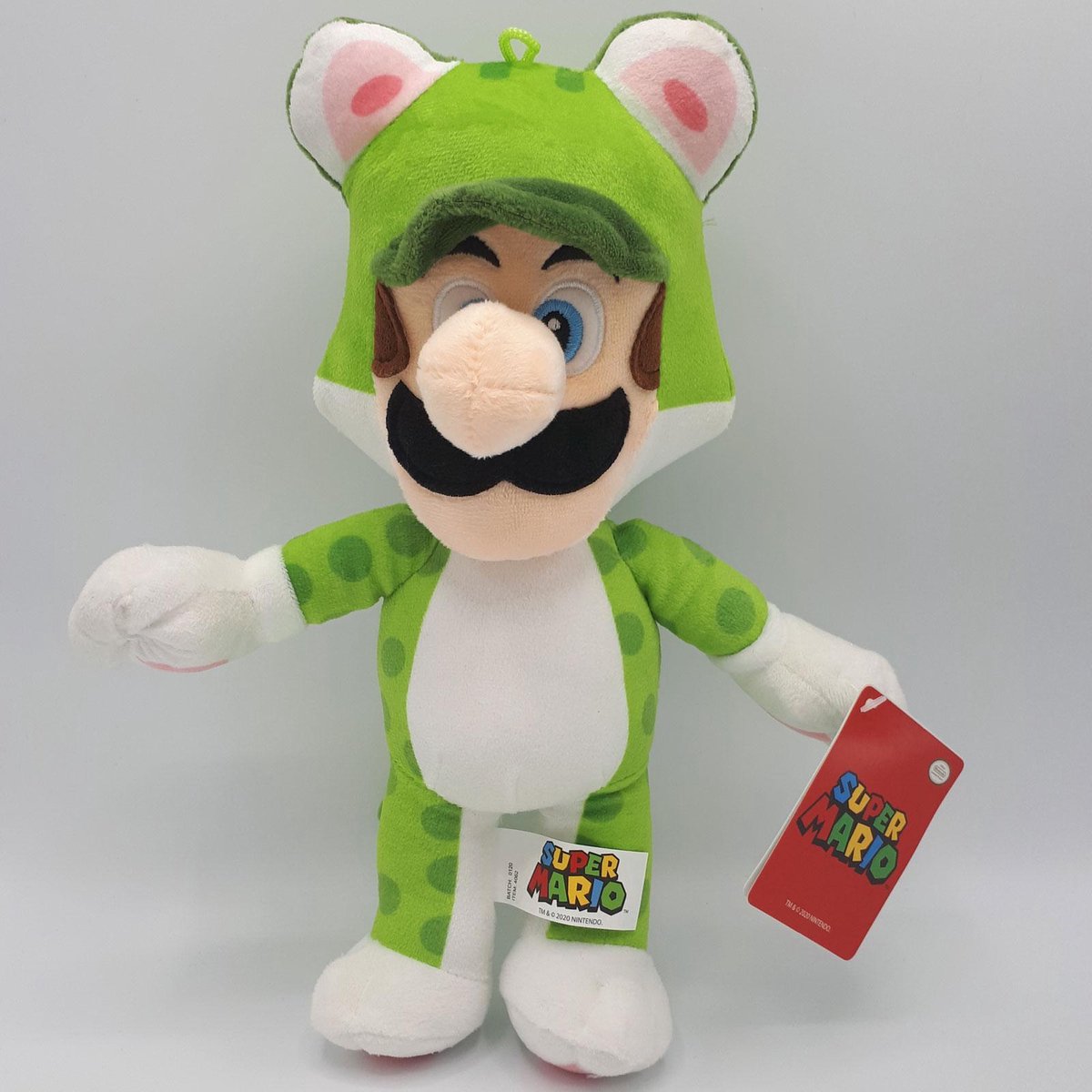 Nintendo Super Mario - Peluche Luigi Cat - 30 cm | bol