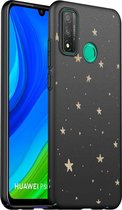 iMoshion Design voor de Huawei P Smart (2020) hoesje - Sterren - Zwart / Goud