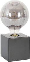 Light & Living Vidar Tafellamp - Zwart - 10x10 cm + Lichtbron