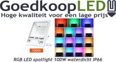 RGB LED floodlight / schijnwerper 100W