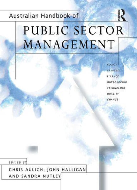 Australian Handbook of Public Sector Management - cover